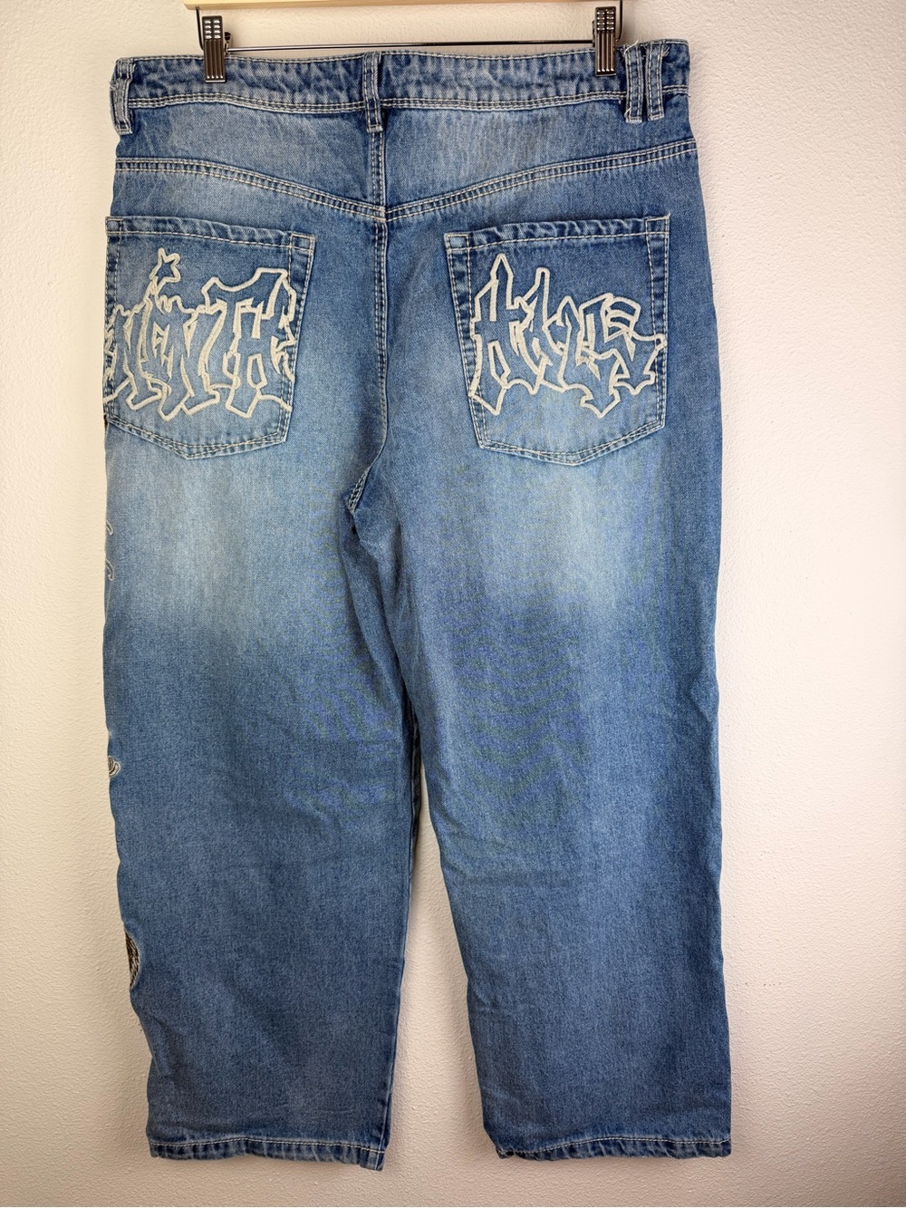 Ninth Hall Idle Embroidered Jeans Womens 16 - Picture 6 of 11